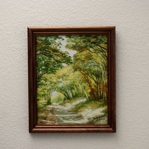 Original Oil painting on Paper 10"x8" Landscape